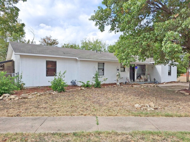 view of ranch-style home