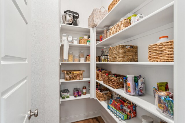 view of pantry