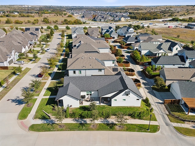 bird's eye view featuring a residential view