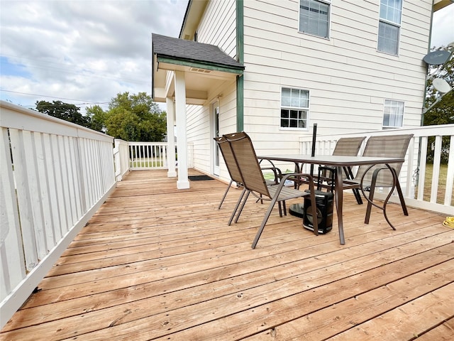 view of deck