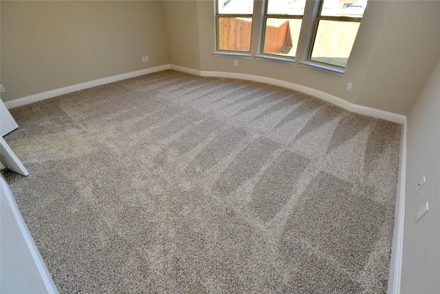 spare room with carpet floors