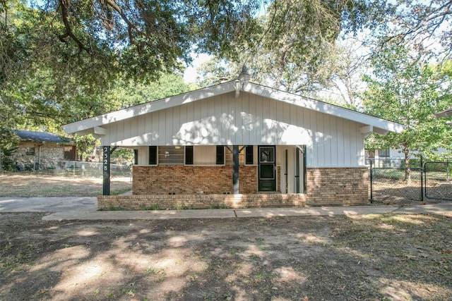 view of front of home