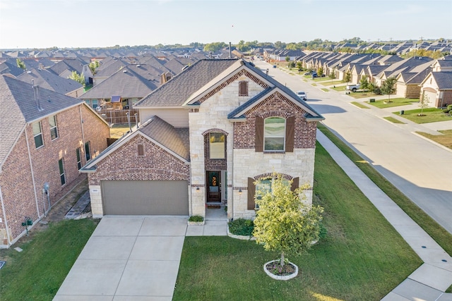 view of front of house featuring a front yard