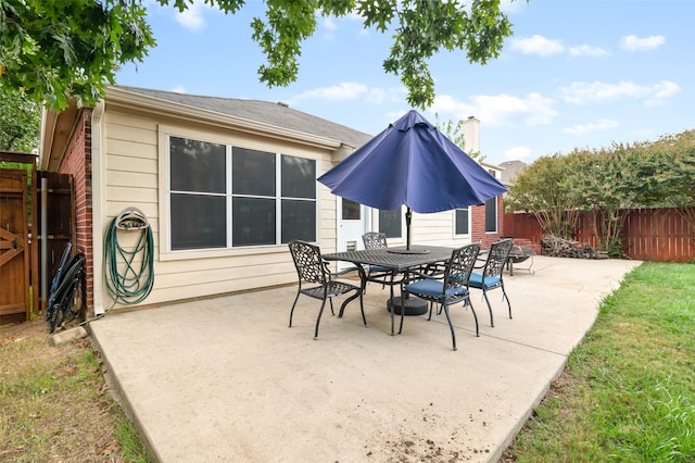 view of patio