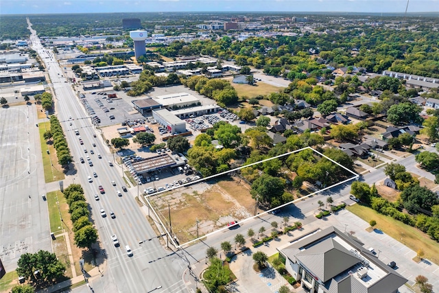 708 E Rogers St, Arlington, TX 76011 - aerial overview of property's location featuring a highway and property boundaries highlighted