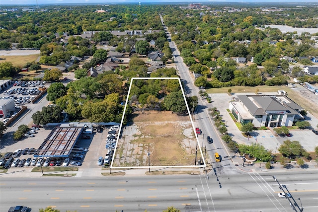708 E Rogers St, Arlington, TX 76011 - aerial overview of property's location featuring property parcel outlined