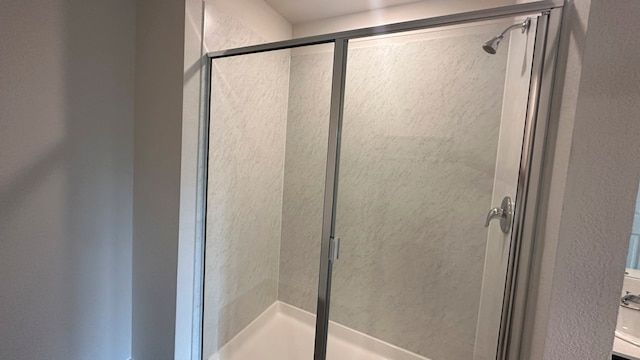 bathroom with walk in shower