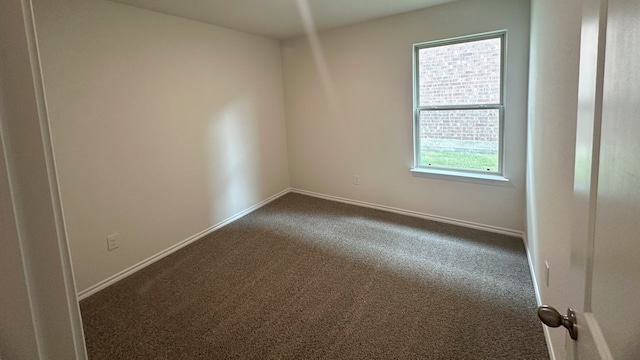 unfurnished room with carpet floors and plenty of natural light