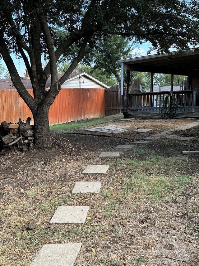806 Mckinney Ave, Princeton, TX 75407 - view of yard with fence