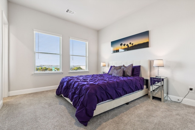 bedroom featuring carpet flooring