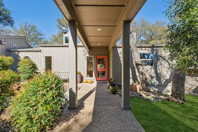 view of patio