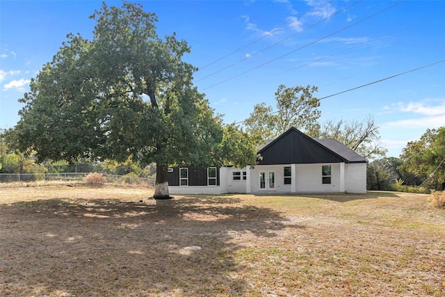 view of back of property