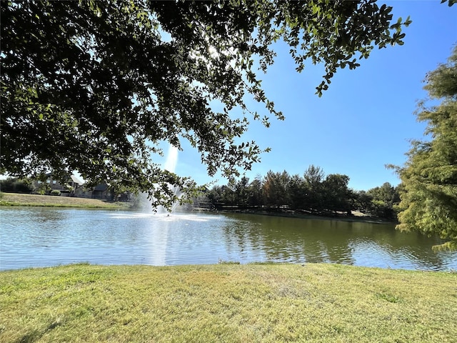 view of water feature