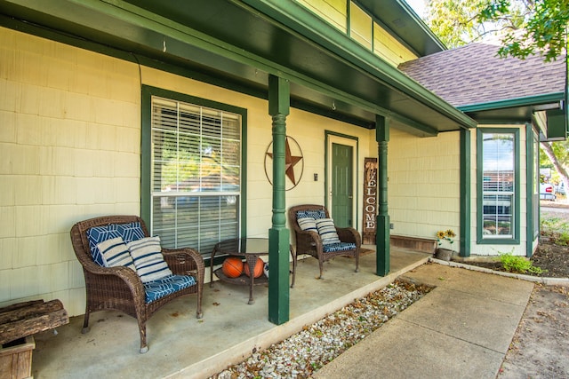 view of patio / terrace with covered porch