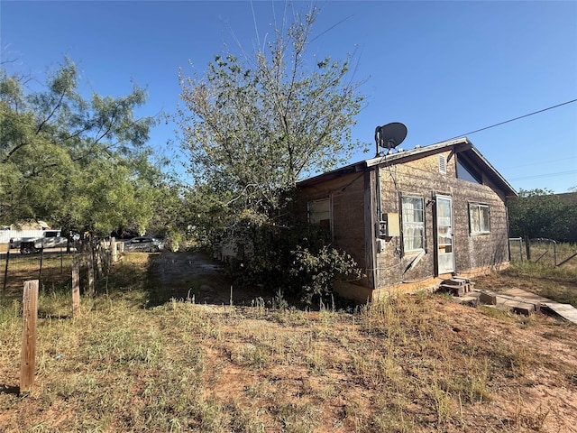 view of side of property