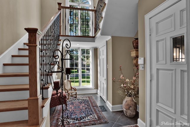 view of tiled entryway