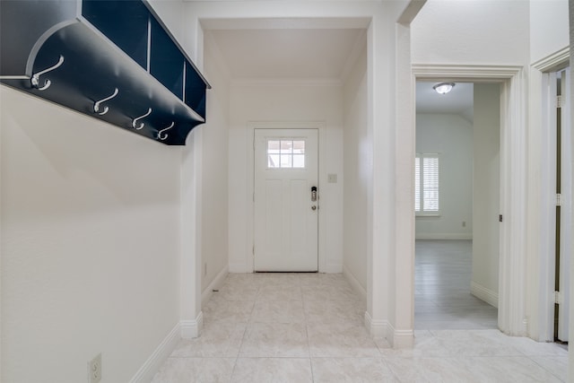 interior space featuring tile patterned floors