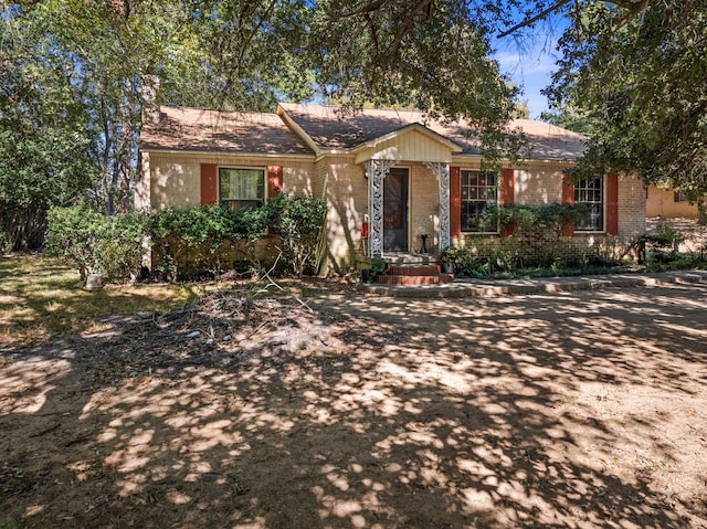 view of ranch-style home