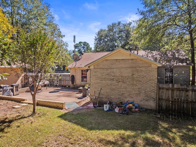 exterior space with a patio