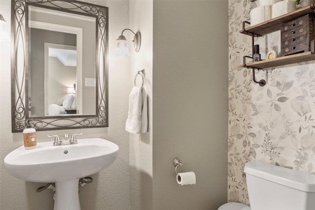 628 Destin Dr, Fort Worth, TX 76131 - bathroom featuring toilet and a sink