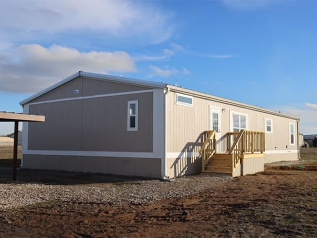 view of rear view of property