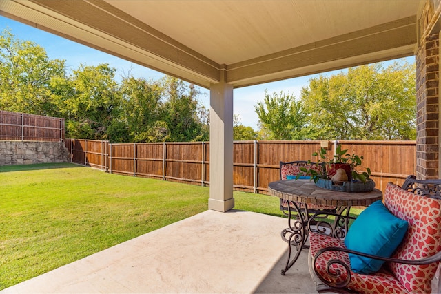 view of patio