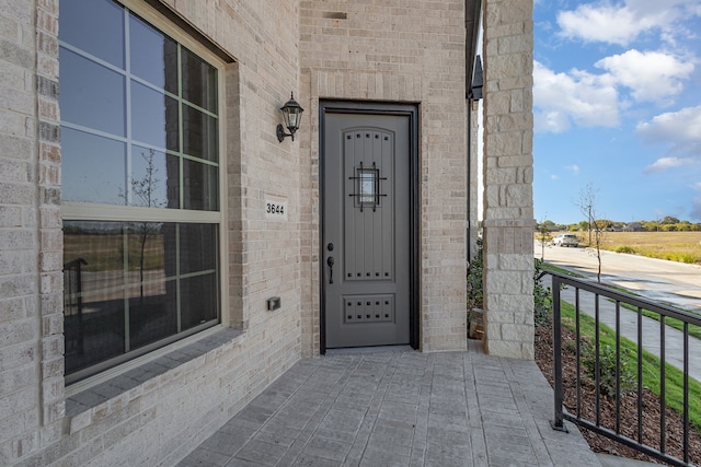 view of entrance to property