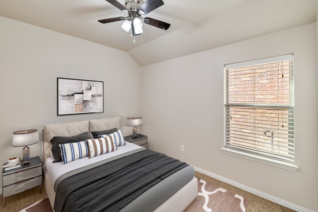 unfurnished living room with ceiling fan, light hardwood / wood-style flooring, and vaulted ceiling