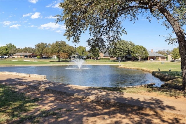 property view of water