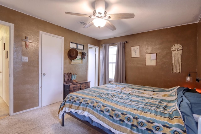 6495 Waterworks Rd, Midlothian, TX 76065 - bedroom featuring carpet and ceiling fan