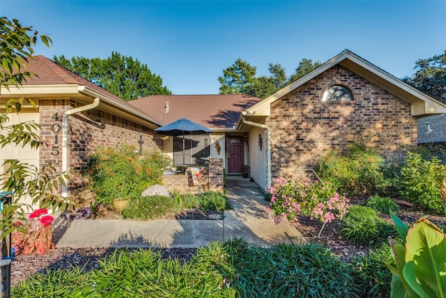 view of front of home