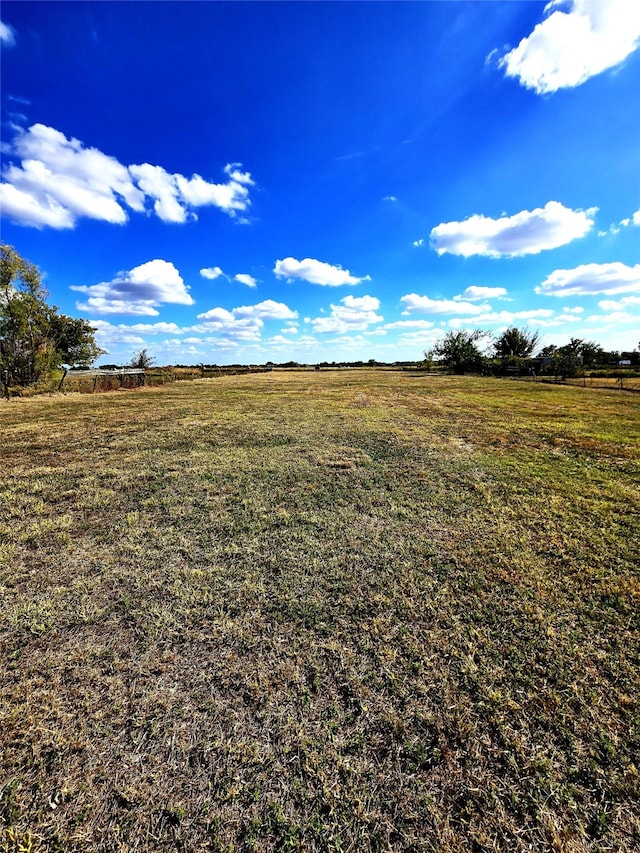 view of landscape with a rural view