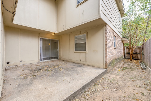 rear view of house with a patio area