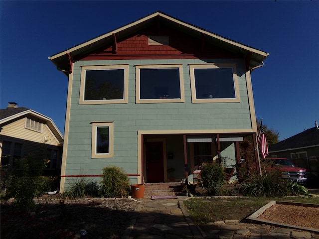 view of rear view of property