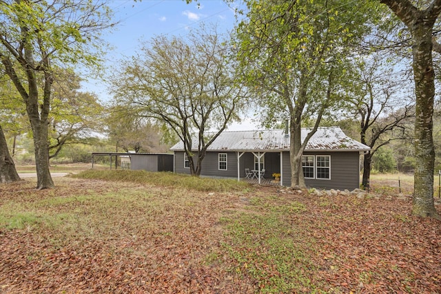 view of back of property