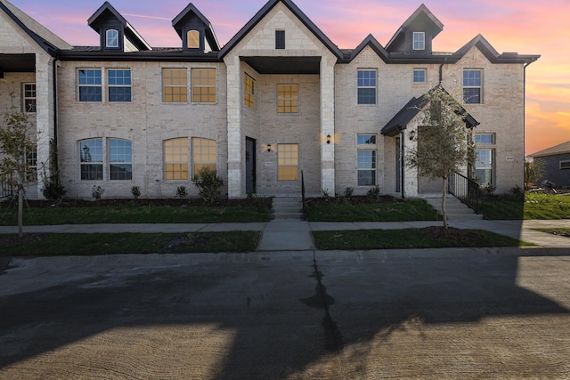 multi unit property with brick siding