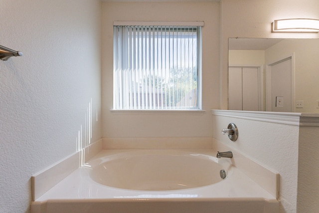 bathroom with a bathing tub