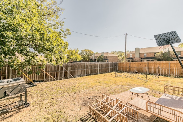 view of yard featuring a patio area