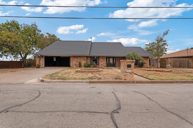 view of ranch-style home