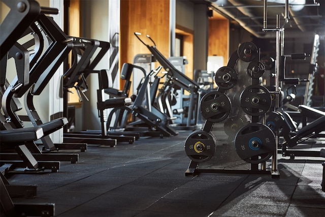 view of gym