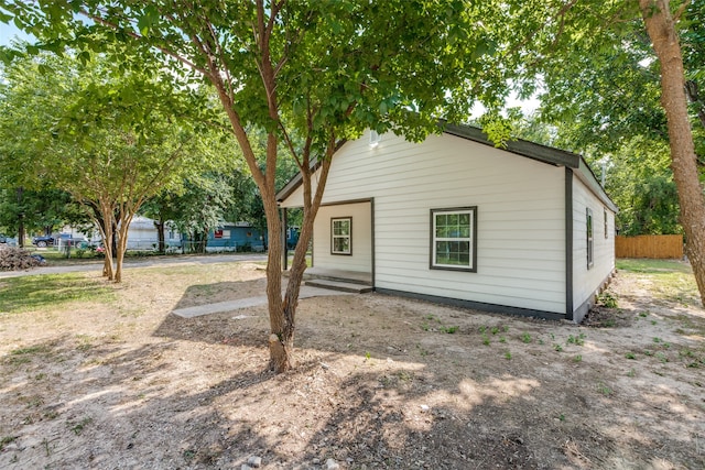 exterior space with a patio