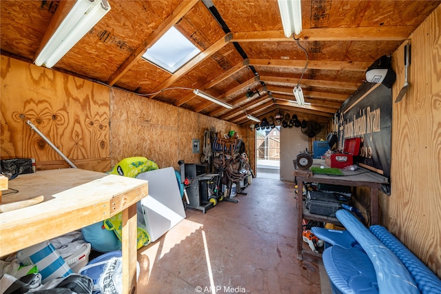 view of storage room