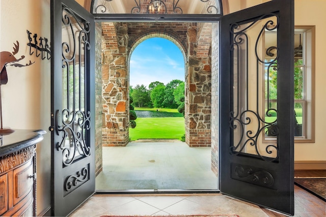 view of entrance foyer