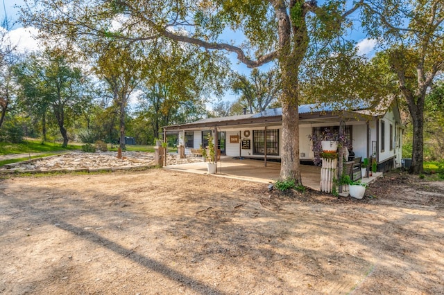 view of rear view of property