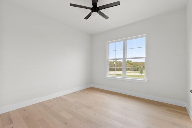 389 Arbor Mill Ct, Sunnyvale, TX 75182 - unfurnished room featuring baseboards, light wood-type flooring, and a ceiling fan