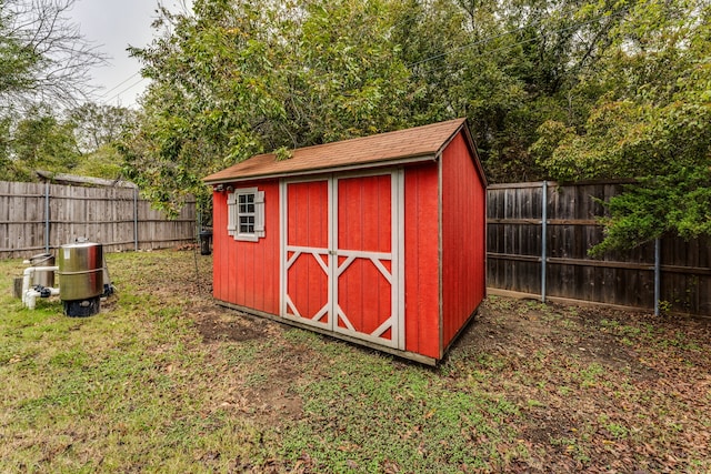 view of outdoor structure