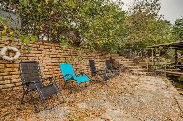 view of patio