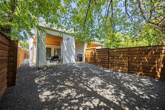 rear view of house with a patio area