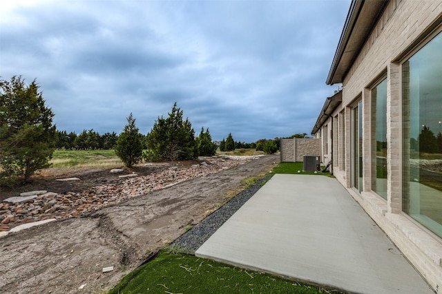 view of property's community with a lawn