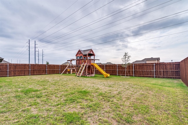 723 Cherish Day Dr, Lavon, TX 75166 - view of yard with a playground